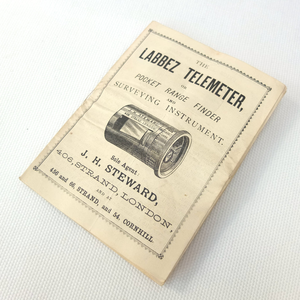 J. H. Steward Telemeter Range Finder c.1893 – Compass Library