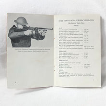 Thompson Submachine Gun Manual c.1940