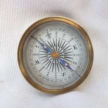 Victorian Brass Box Pocket Compass c.1865