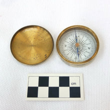 Victorian Brass Box Pocket Compass c.1865