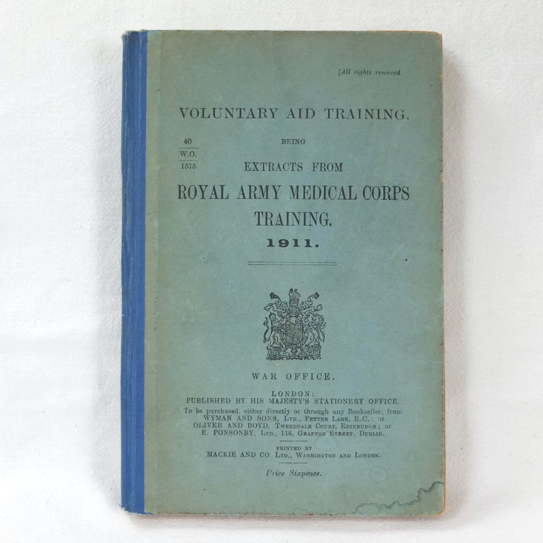 Voluntary Aid Training - Royal Army Medical Corps (1911)