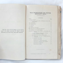 War Instructions for British Merchant Ships (1917)