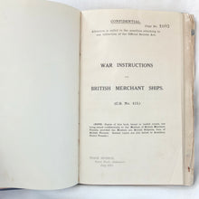 War Instructions for British Merchant Ships (1917)