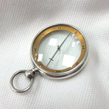 Silver Francis Barker Pebble Lens Compass c.1900