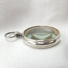 Silver Francis Barker Pebble Lens Compass c.1900