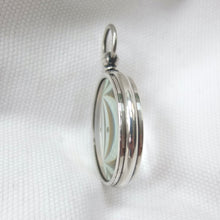 Silver Francis Barker Pebble Lens Compass c.1900