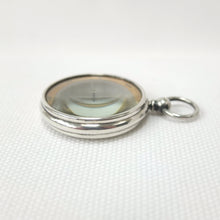 Silver Francis Barker Pebble Lens Compass c.1900