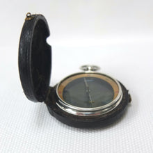 Silver Francis Barker Pebble Lens Compass c.1900