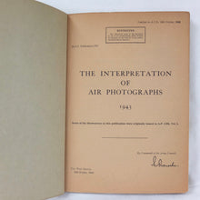 WW2 War Office Air Photography Handbook 1942