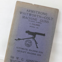 Armstrong  Whitworth Machine Gun Handbook (1926)