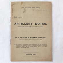 WW1 Artillery Manual  1917 | General Staff 