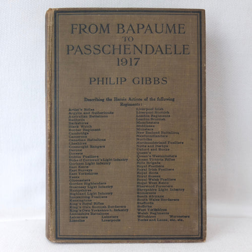 From Bapaume to Passchendaele (1918) | Philip Gibbs