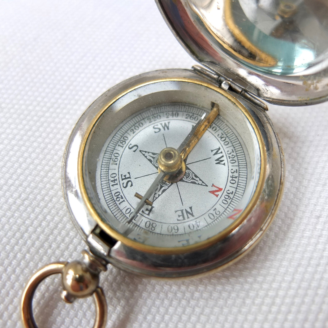Francis Barker Hunter Cased Pocket Compass c.1910