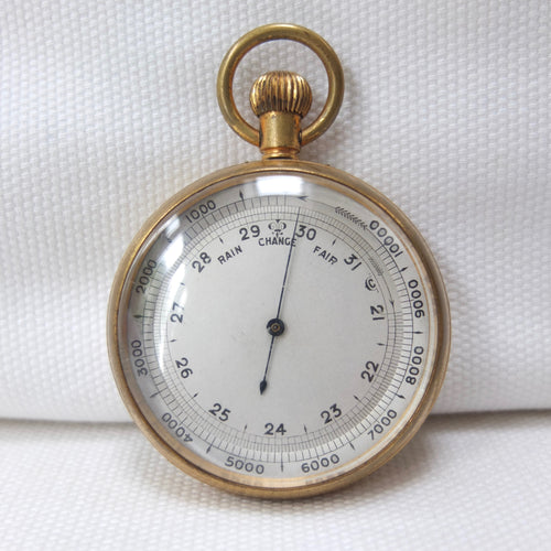 Victorian Pocket Altimeter Barometer c.1890 | Compass Library
