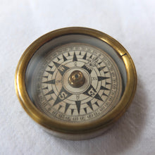 Francis Barker Brass Box pocket compass c.1875 | Compass Library