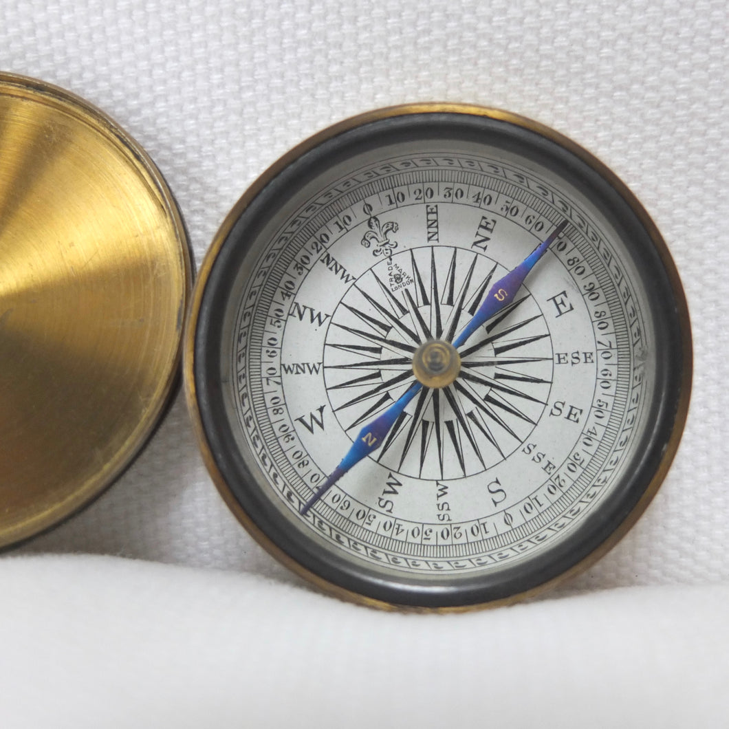 Antique 30's French Pocket Compass
