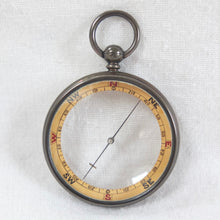 Francis Barker Pebble Lens Pocket Compass c.1890