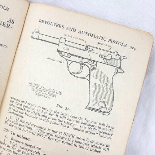 WW2 Small Arms manual | Barlow