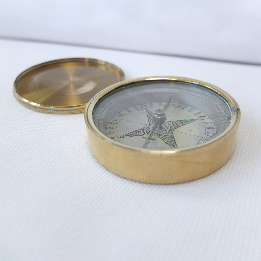 R Library Compass R. Bailey of Birmingham, Pocket Compass c.1890 – Compass Library