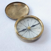 Victorian Brass Pocket Compass c.1840