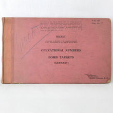 Secret RAF Bomber Command Targets Manual (1939)