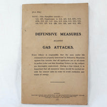 Defensive Measures Against Gas Attacks (1917) | WW1 War Office Manual