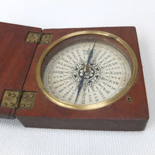 Georgian Wooden Pocket Compass c.1830