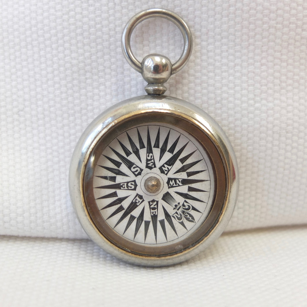 Georgian Nickel-Silver Pocket Compass c.1830 | Compass library