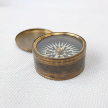 Georgian Brass Box pocket compass c.1830