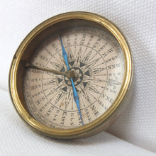 Georgian Brass Pocket Compass c.1830 | Compass Library