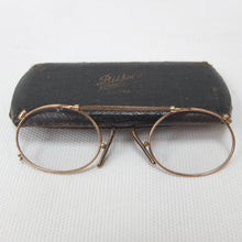 1917 Antique Pince-Nez Spectacles & Case