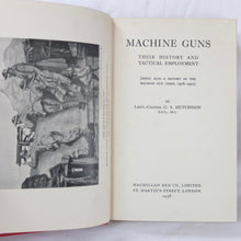 Machine Guns (1938) | Lt-Col G. S. Hutchinson DSO, MC