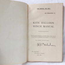 Air Ministry Kite balloon Manual (1921)