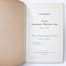 BSA Lewis Machine Gun Handbook (1915)