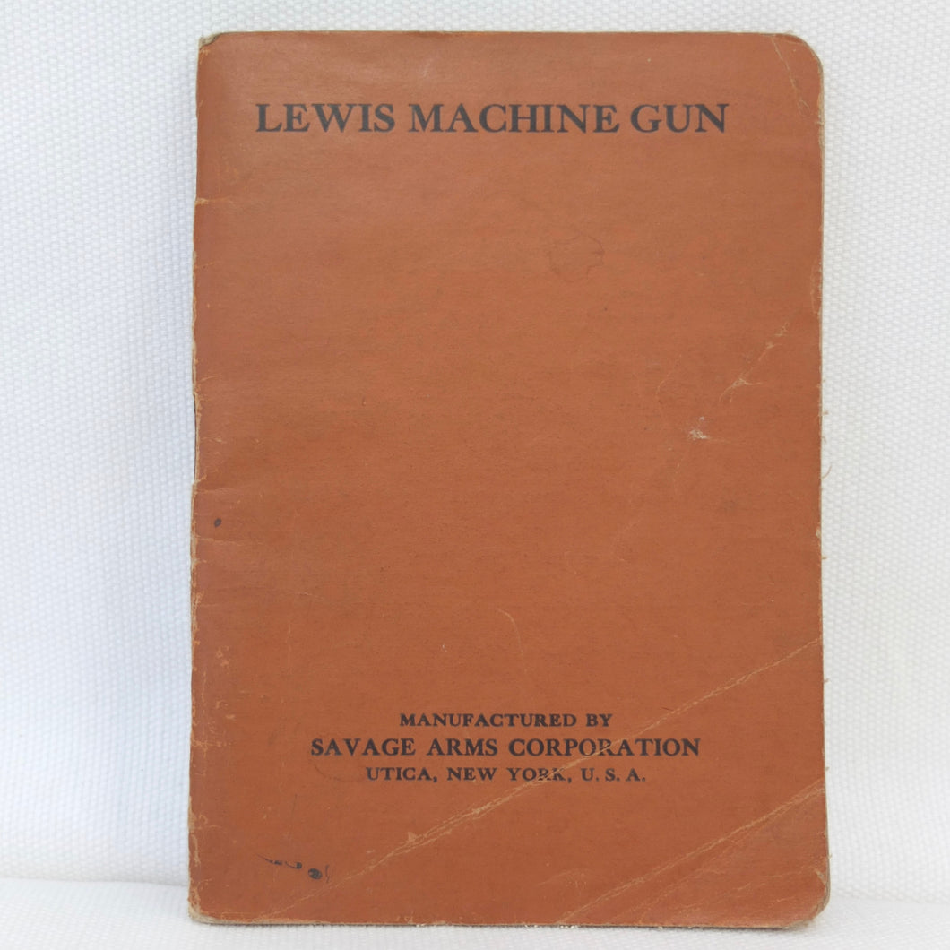 WW1 Lewis Gun Manual | Handbook of the Lewis Gun (1917) – Compass