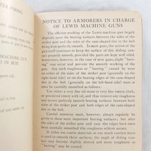 WW1 Savage Lewis Machine Gun Manual (1917)
