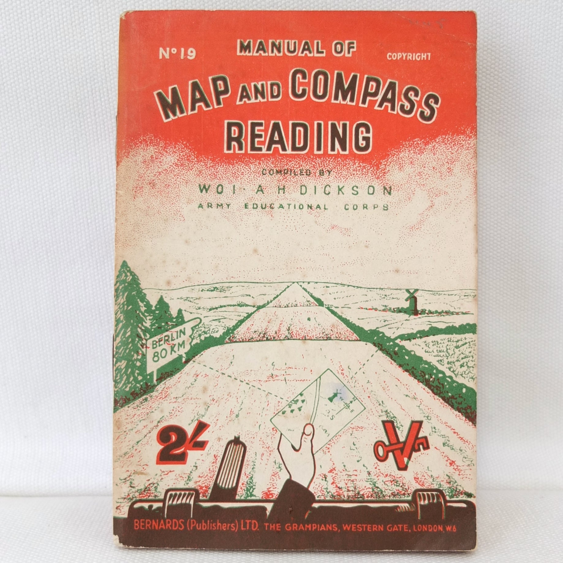WW2 Compass Manual | Map and Compass Reading | British Army 1943 ...