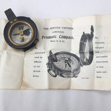 WW1 Verner's Marching Compass | Instructions