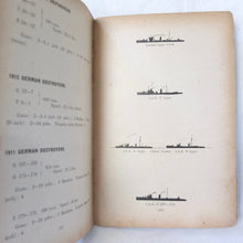 WW1 German Ships Naval Recognition Manual (1914)