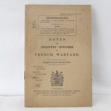 WW1 Trench Warfare Manual (1917)