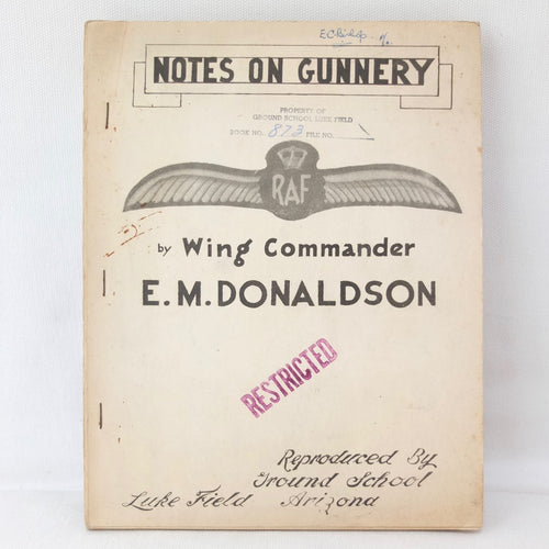 Notes on Gunnery (1942) | W/Cdr  