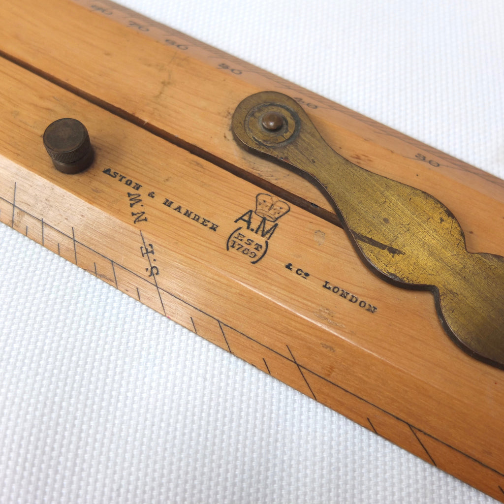 WW2 RAF Aston & Mander Air Ministry Parallel Ruler – Compass Library
