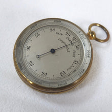 Victorian Pocket Altimeter Barometer c.1880