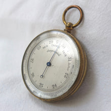 Antique Victorian Altimeter Barometer | Compass Library