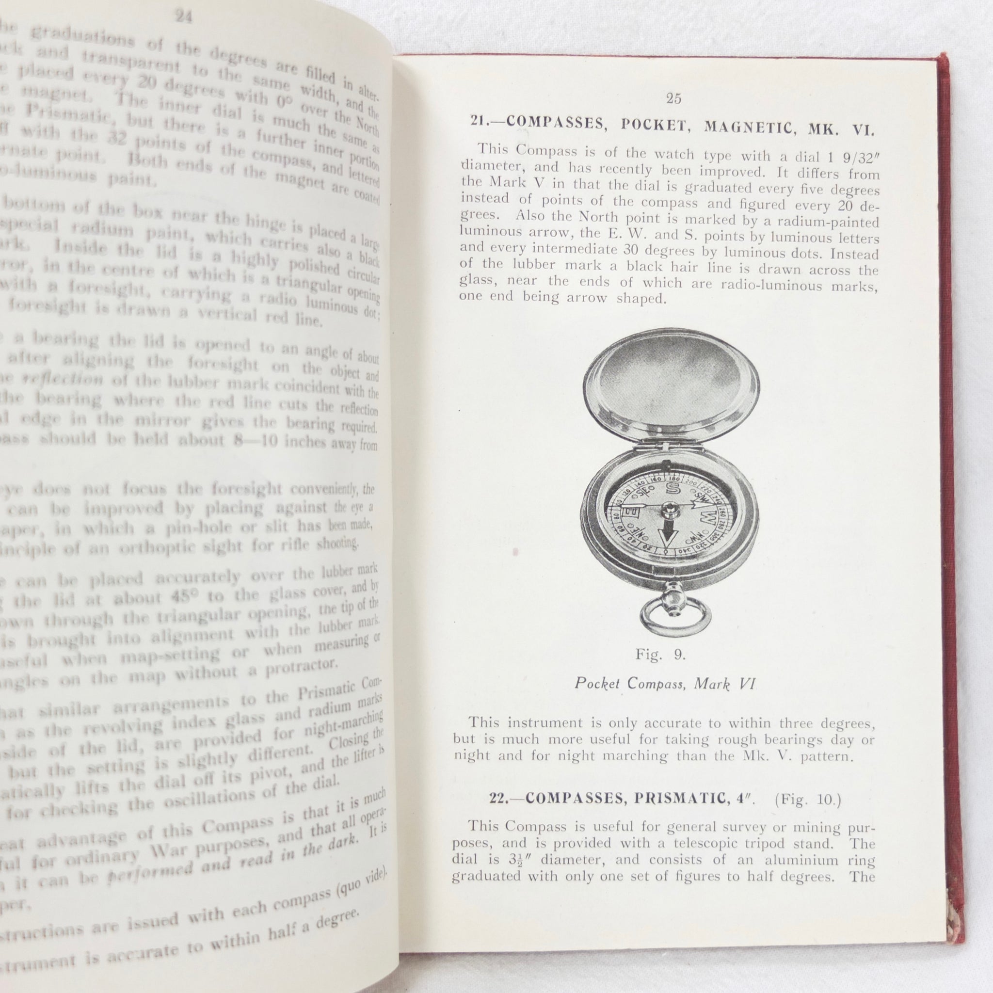 The Prismatic Compass and How To Use It (1917) | Compass Library