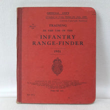 Infantry Range-Finder Manual (1931)