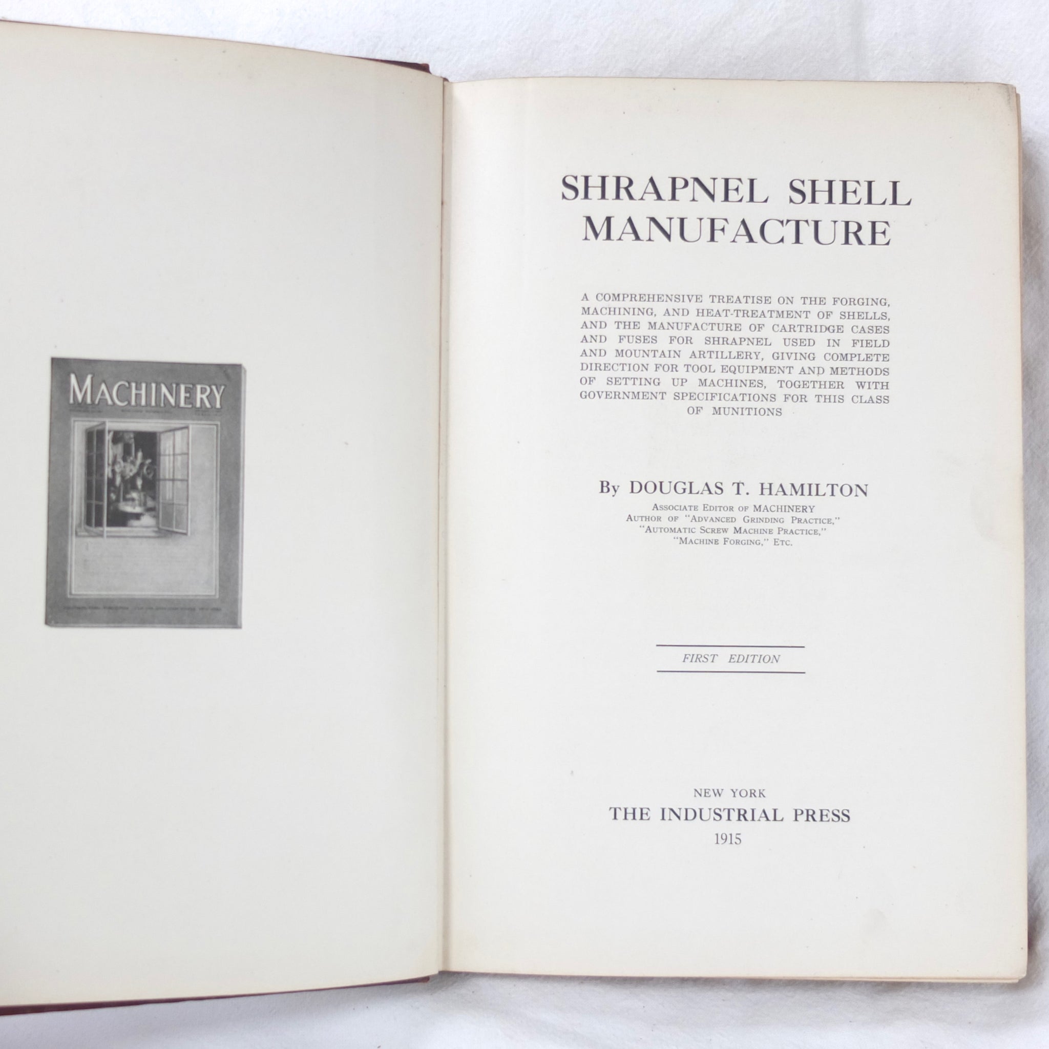 Shapnell Shell WW1 Shrapnel Shell Manufacture (1915) | Douglas Hamilton – Compass Library