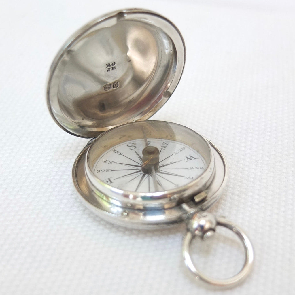 Richard Oliver Silver Pocket Compass (1856) – Compass Library