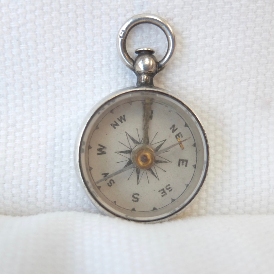 Roseberys London  A silver cased pocket compass, by W & S Jones, first