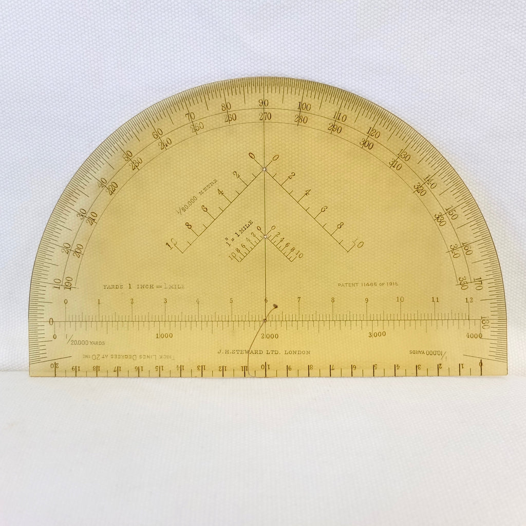 J. H. Steward British Army Protractor (1935) – Compass Library